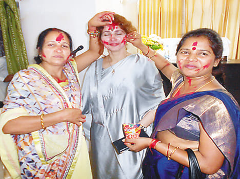 Barrage of proposals, colors and gulal Ude