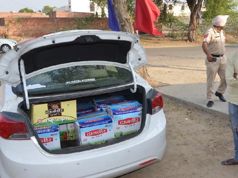 crime, duplicate product seize in mansa, duplicate ghee in mansa 