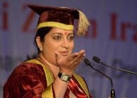 IIM convocation, HRD Minister Smriti Irani said, Choose a better future with new vision