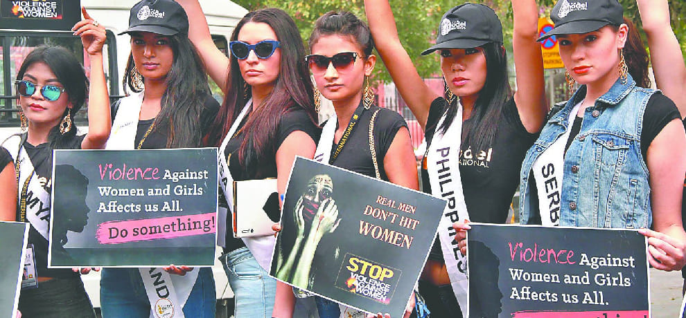 world top 29 super models cat walk in delhi road