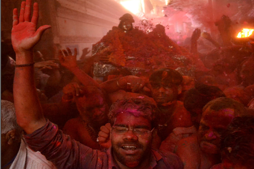 Varanasi celebrates Holi with Baba Vishwanath