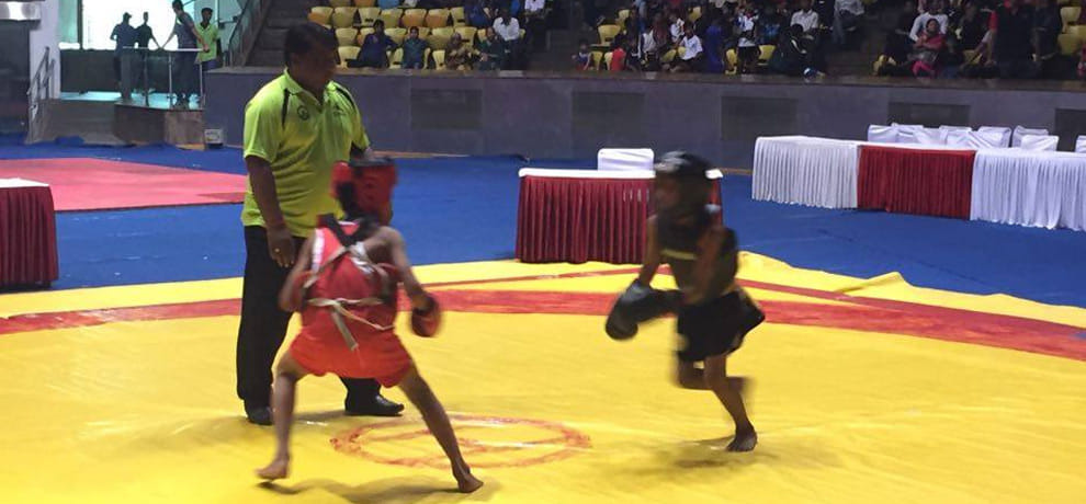 wushu fight competition in delhi talkatora stedium