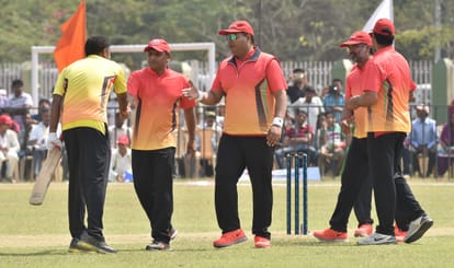Cricket Match Between IAS Officers And CM Eleven.