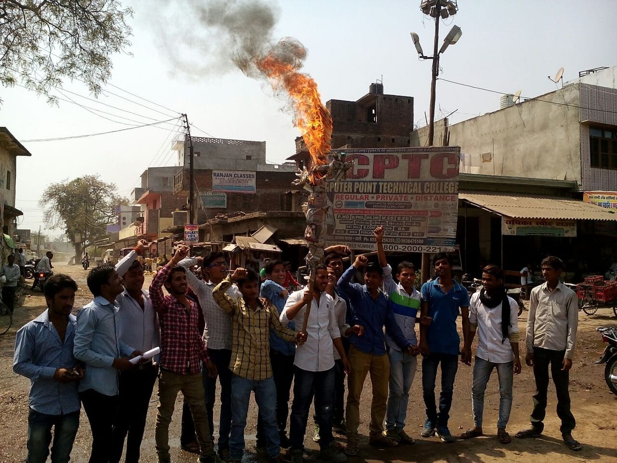 abvp protested