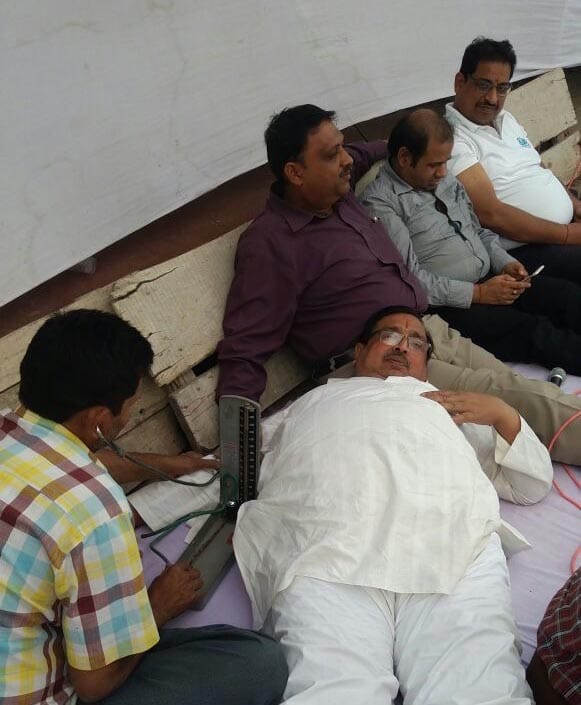 Bullion traders The hunger strike began