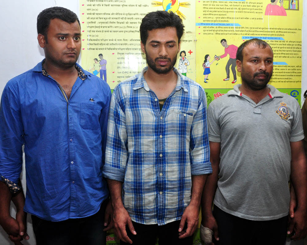 Arrested three accused including university student