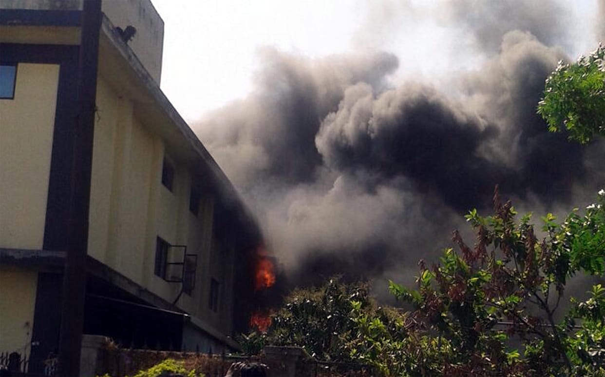 Factory in Sidcul Swaha, the loss of millions