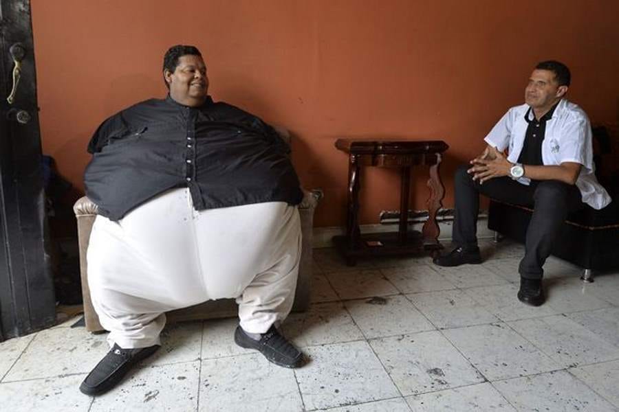 heaviest man in columbia wants to loose 300 kilos
