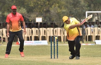 Cricket Match Between IAS Officers And CM Eleven.