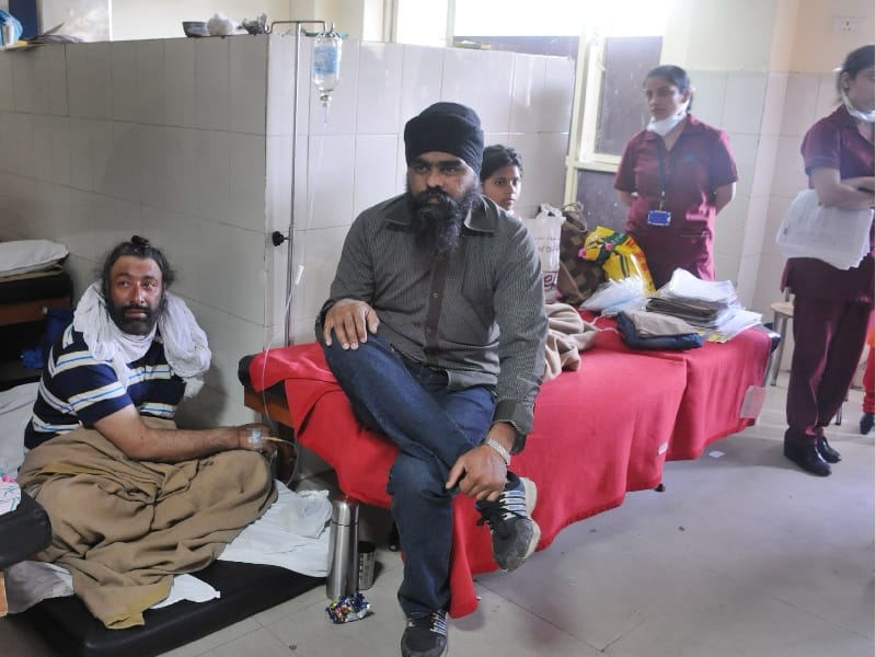 fire, fire in cancer hospital of ludhiana, fire in ludhiana