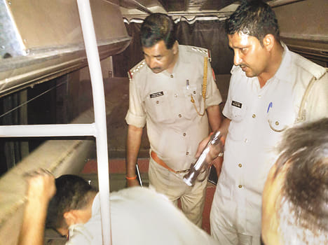 Luxury bus caught smuggling alcohol