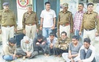 Robbery's plannings, seven arrested