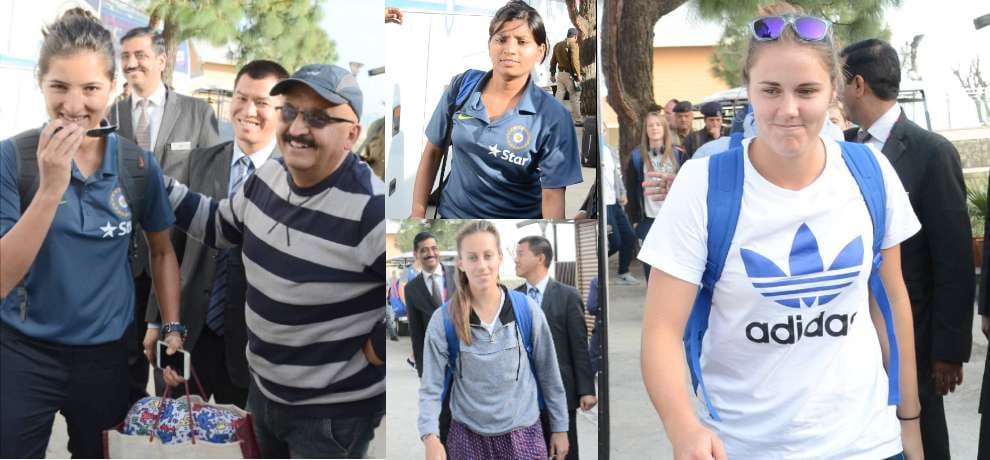t20 world cup : india and england women's team arrived in dharamsala