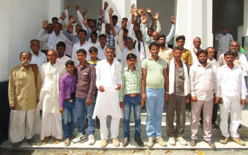Villagers accused him of seeking bribes to accountants