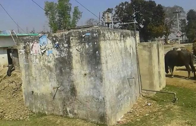 Water tank made two years ago did not come