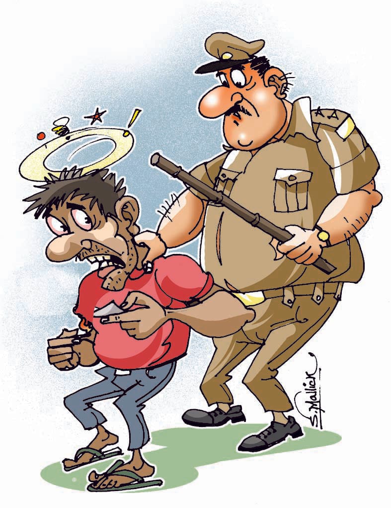 Police pursued Sungdhi vagabonds, stirred