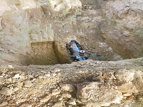 Burglars HPCL pipeline was put into the valve
