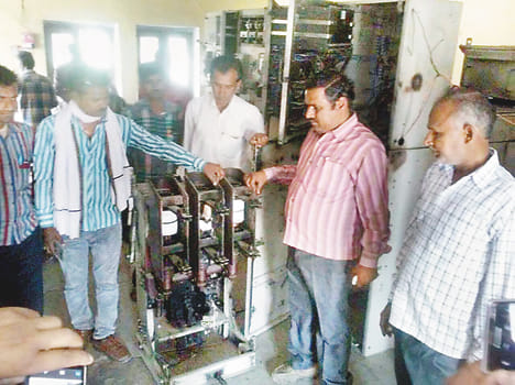 Blowing trolley 31 villages without electricity