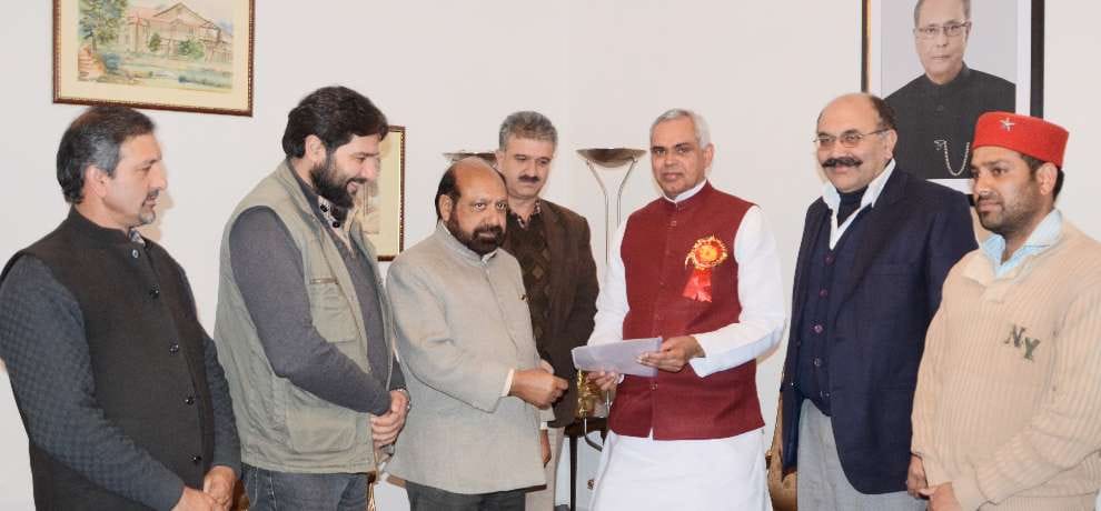 communist party of india marxist submit memorandum to governor acharya dev vrat