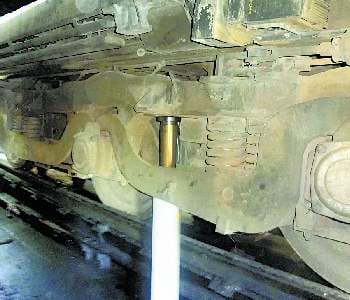 Diesel engines came off the track in the shed, two Railwaymen suspended