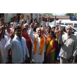 umesh lata becomeblok pradhan