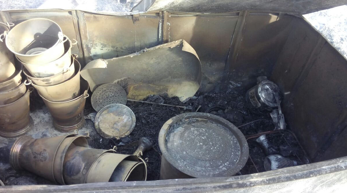 three ladies burned alive