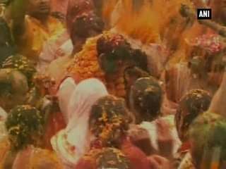Widows play Holi 
