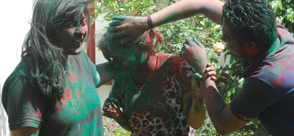 The Science paper was easy, fiercely played Holi