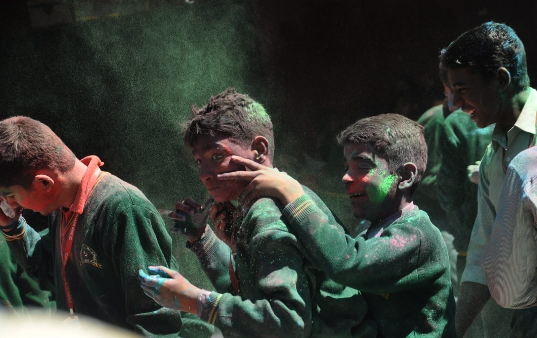 Holi preparations complete
