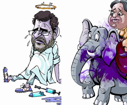 satire on holi celebration.