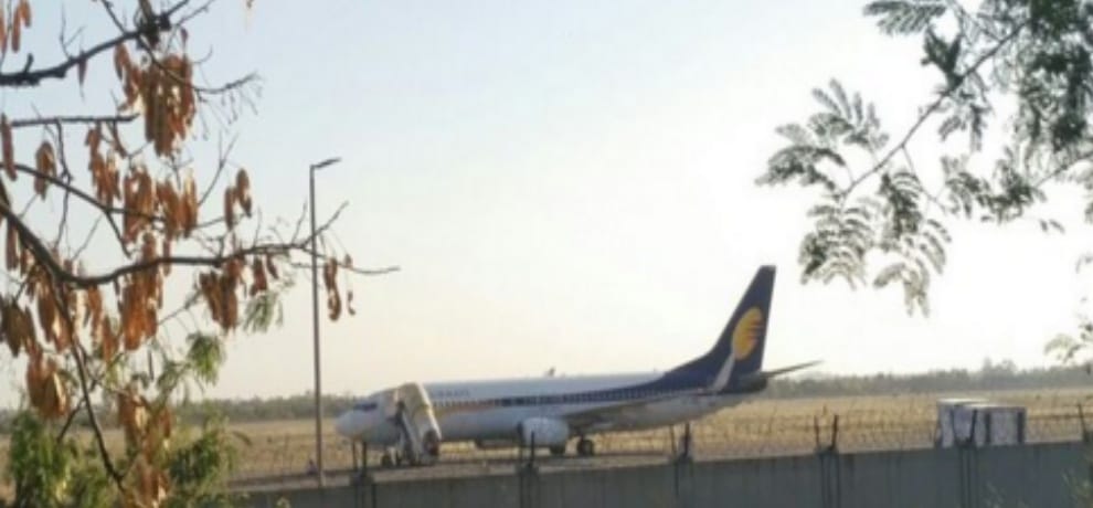 Bomb threat at IGI airport in jet airways flight 