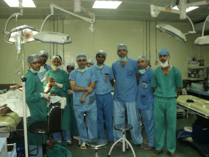 Big surgery by KGMU doctors.