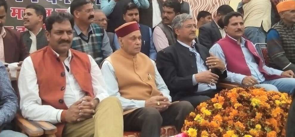 former cm prem kumar dhumal in sarkaghat