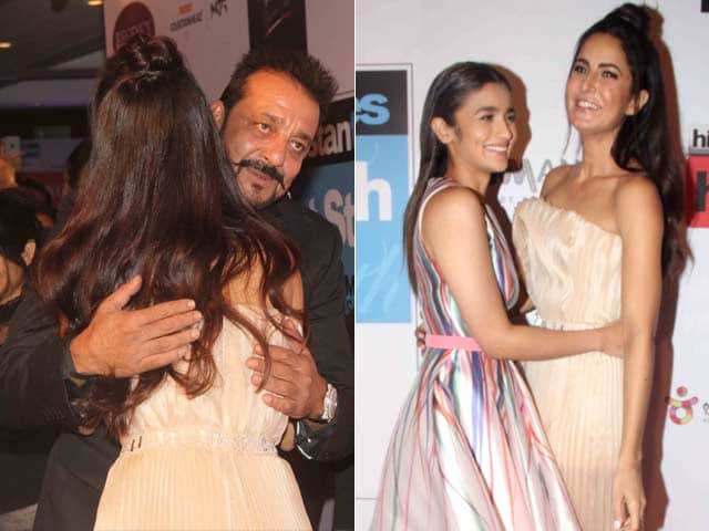 Sanjay Dutt attends his FIRST awards night post release