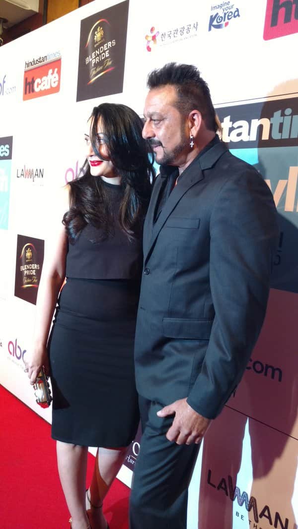 Sanjay Dutt attends his FIRST awards night post release
