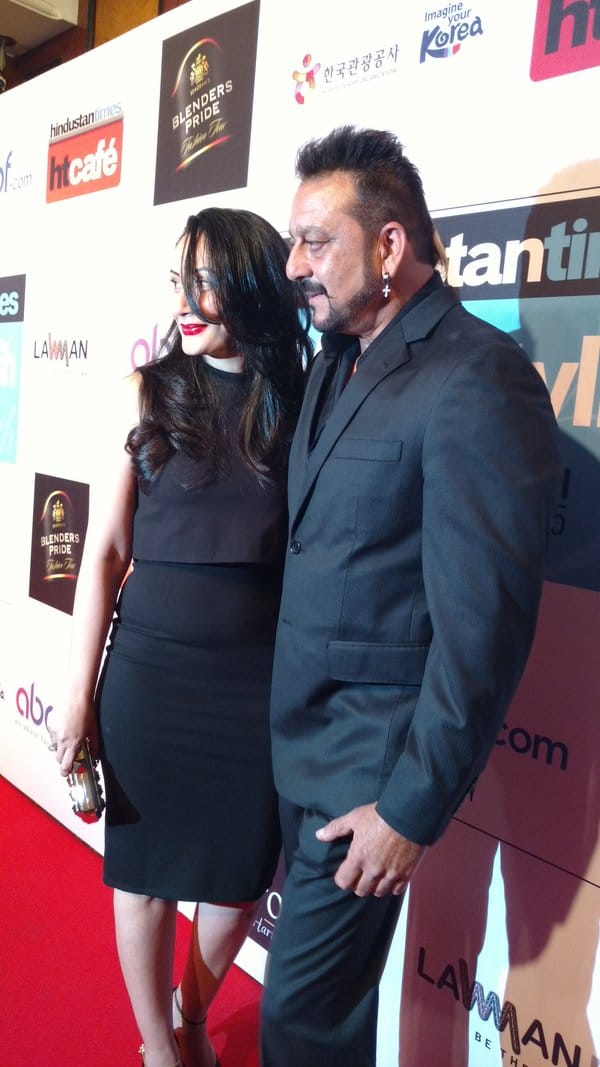 Sanjay Dutt attends his FIRST awards night post release