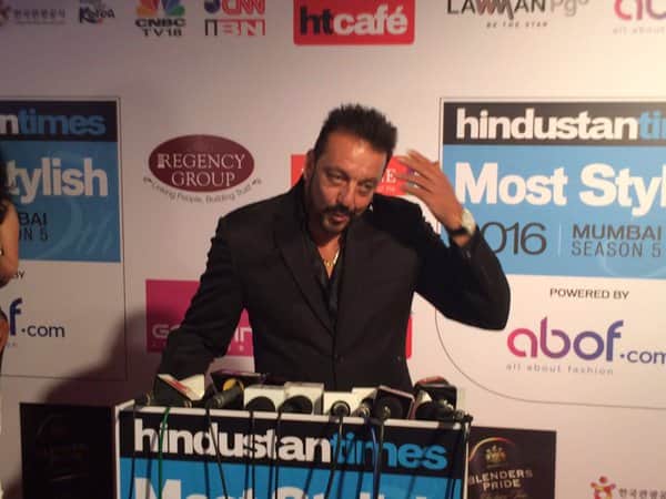 Sanjay Dutt attends his FIRST awards night post release