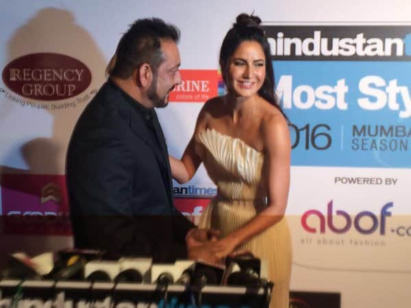 Sanjay Dutt attends his FIRST awards night post release