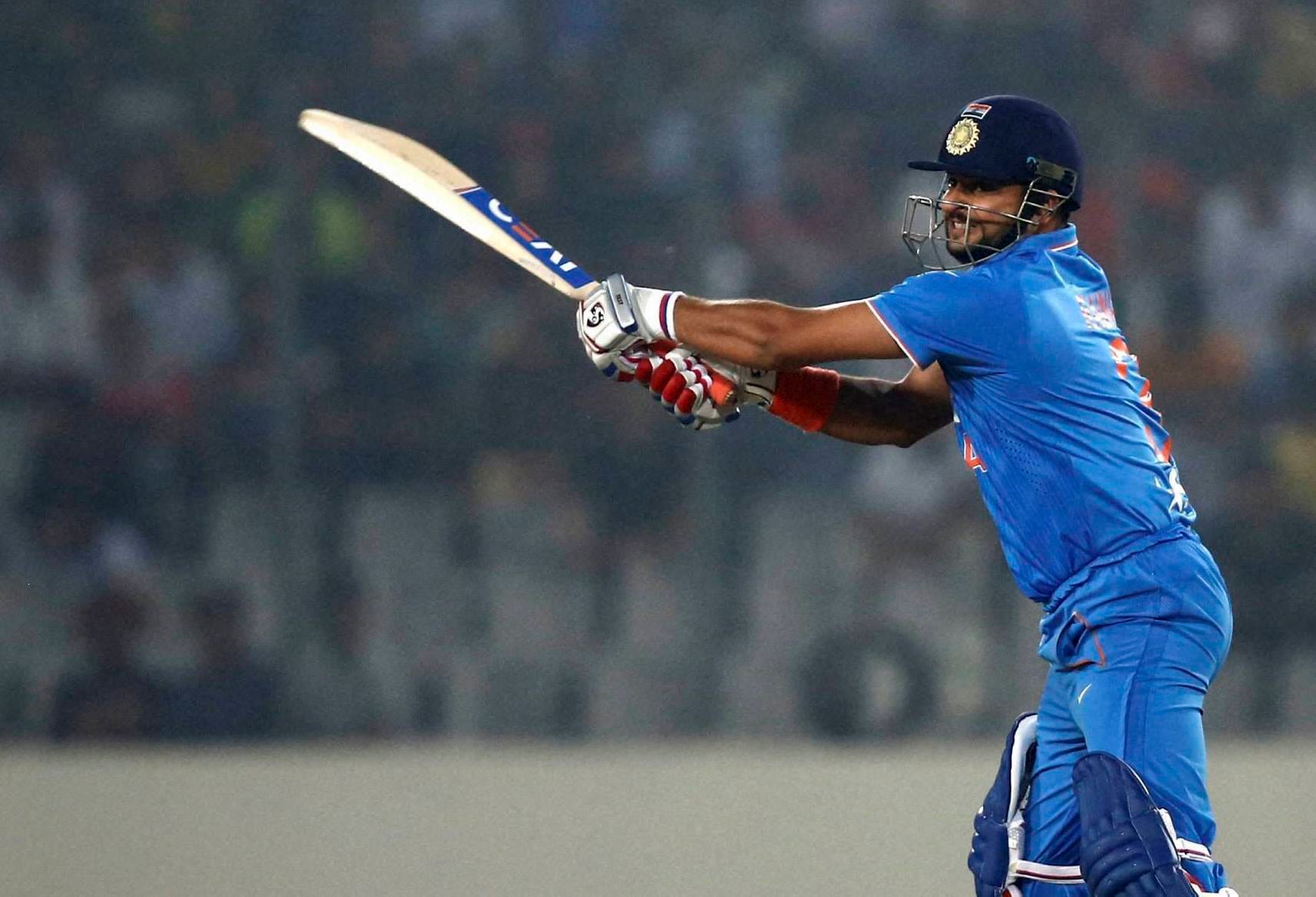 suresh raina gets out on zero against karnataka in ranji trophy