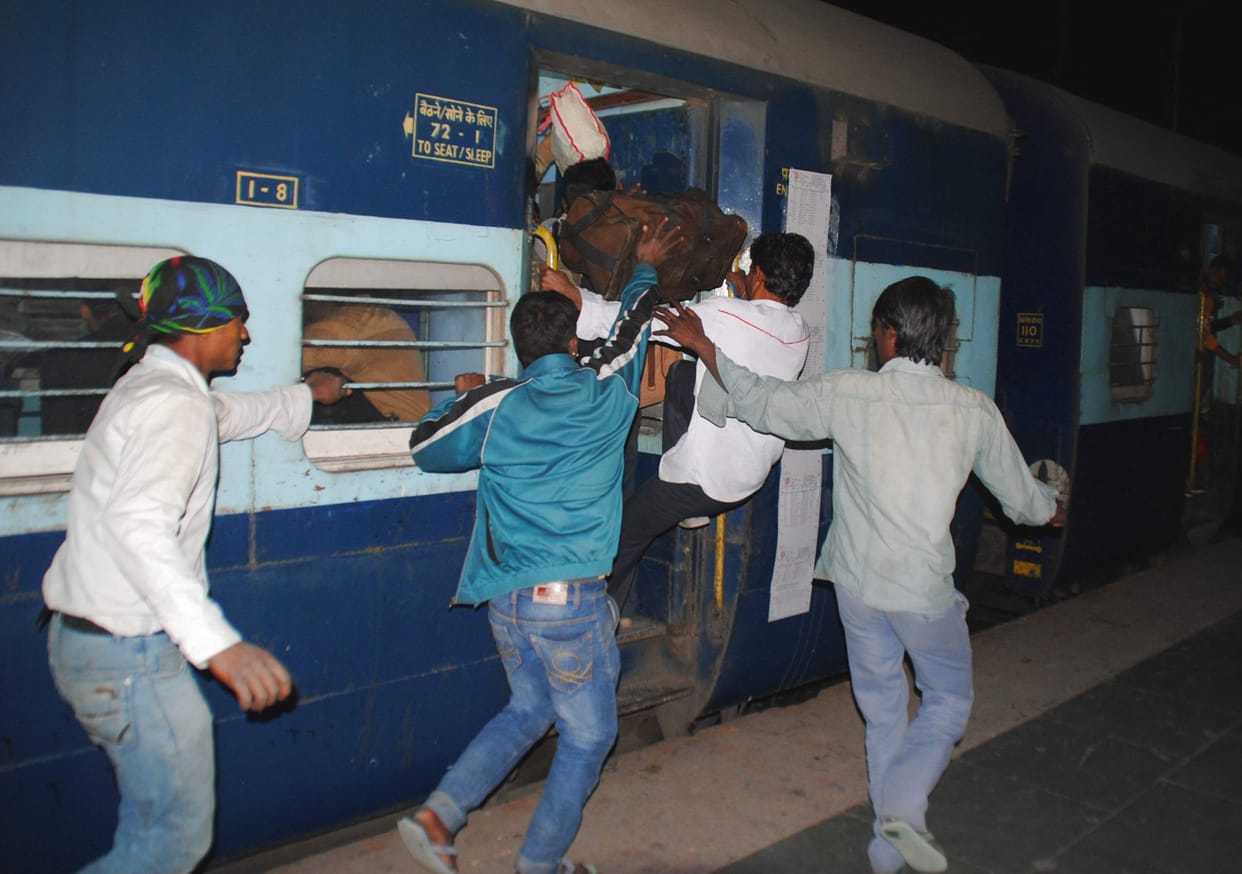 waiting list full in train.