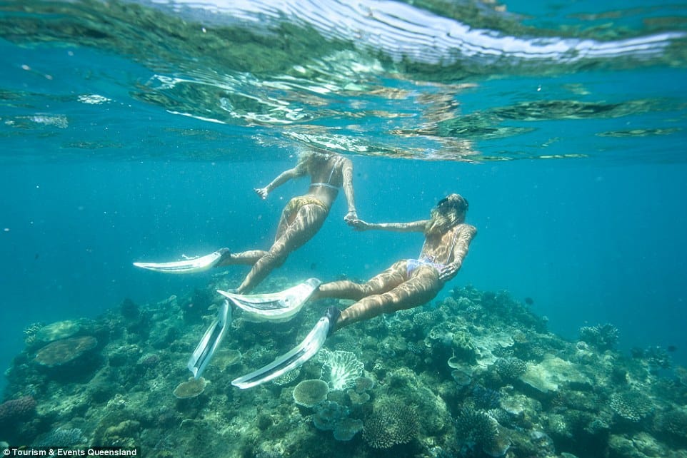 travel pictures of twin sisters now on postcards