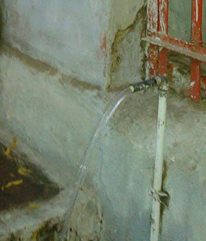 water leekage