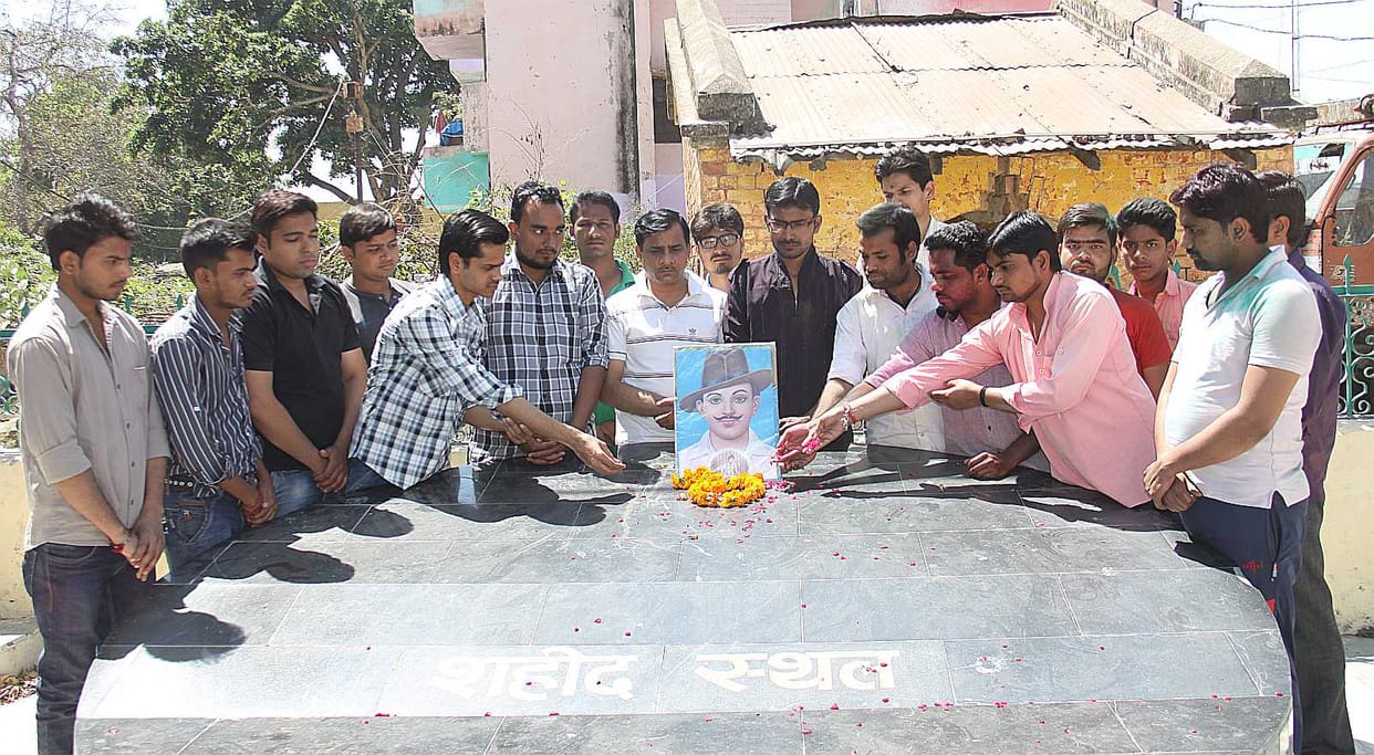 The tribute to the martyrs Martyrs BJP