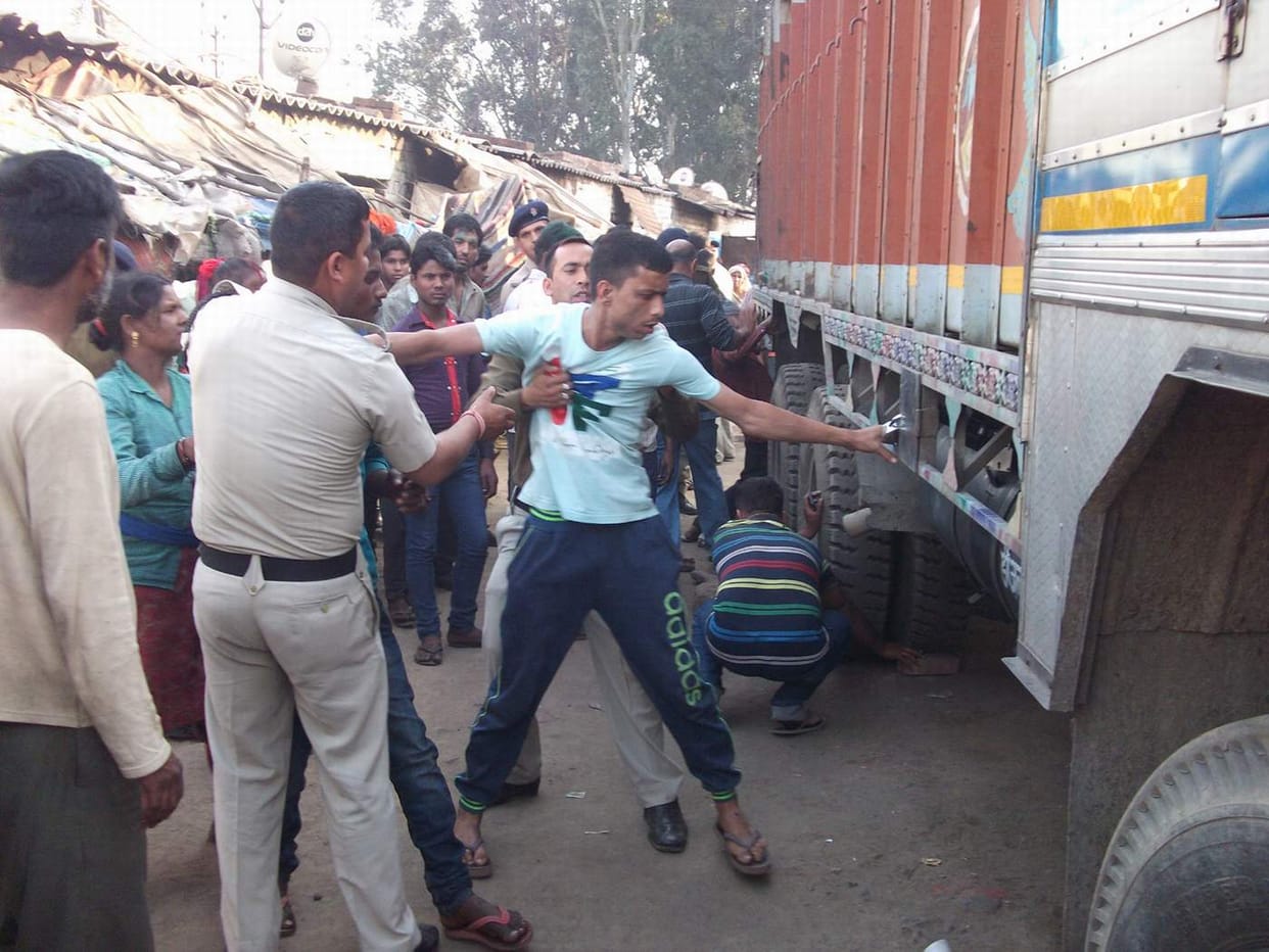 Child crushed by truck, killed