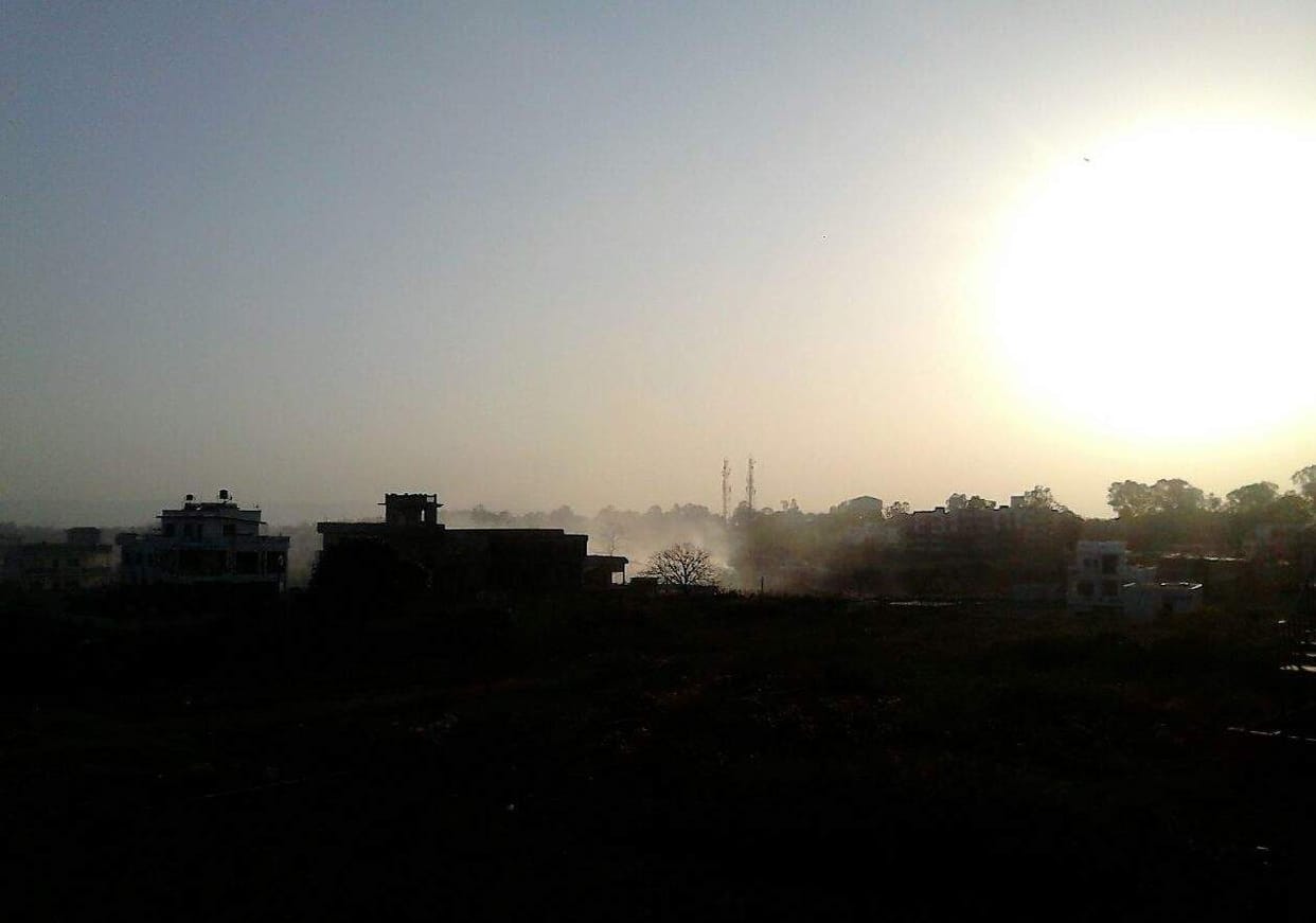 fire in tranching ground shestrdhara.