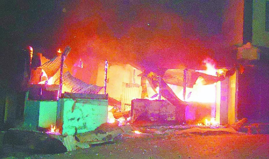 Crazy lit canteen and the store