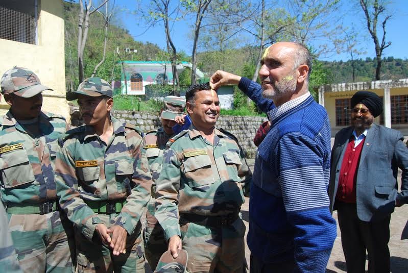 troops played holly with village on LoC 