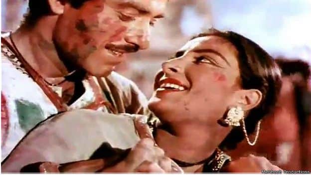 Bollywood Holi: from mother india to ye jawani hai diwani