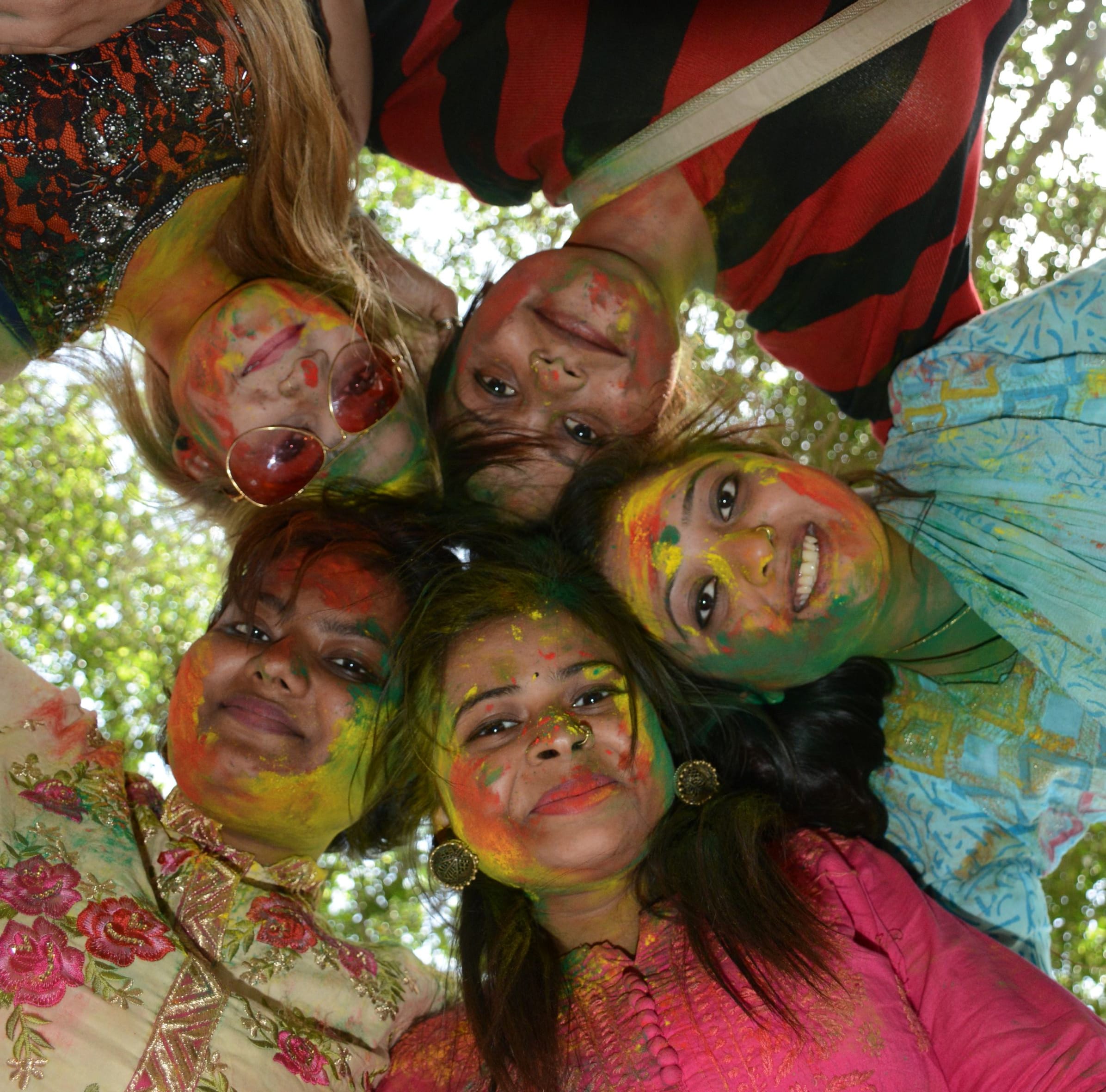 Big Holi celebration in Lucknow.