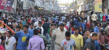 Sales in Lucknow at Holi.